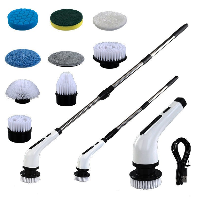 Electric Multifunction Cleaning Brush Scrubbing Brush Charging Waterproof - Essential Rush 