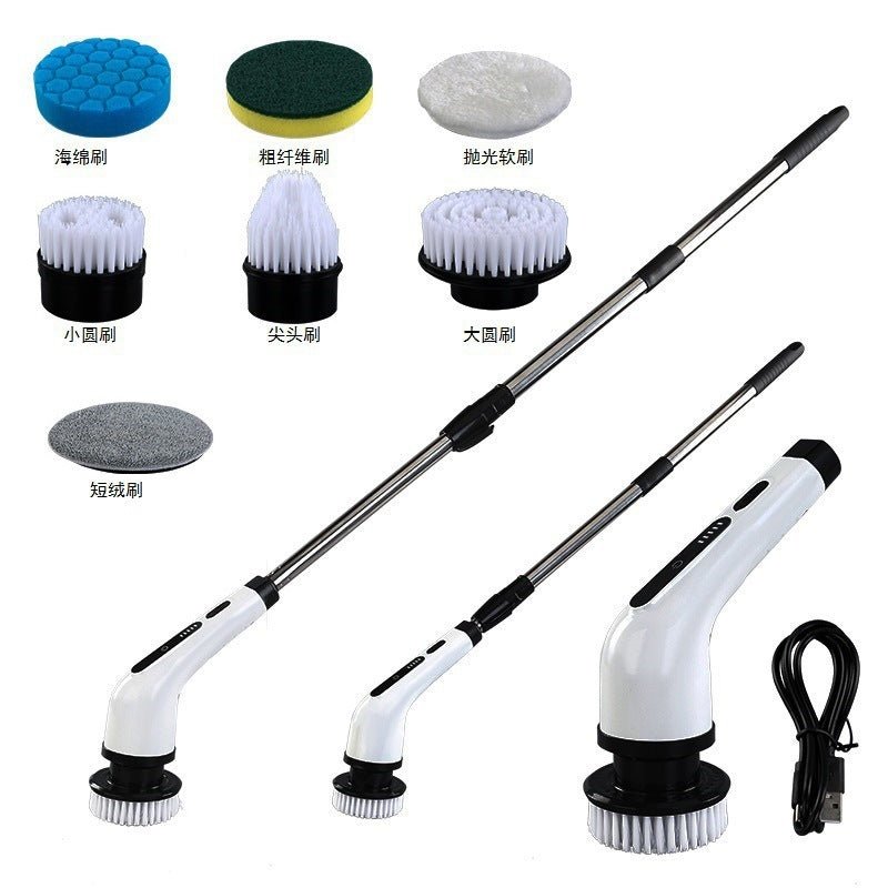 Electric Multifunction Cleaning Brush Scrubbing Brush Charging Waterproof - Essential Rush 