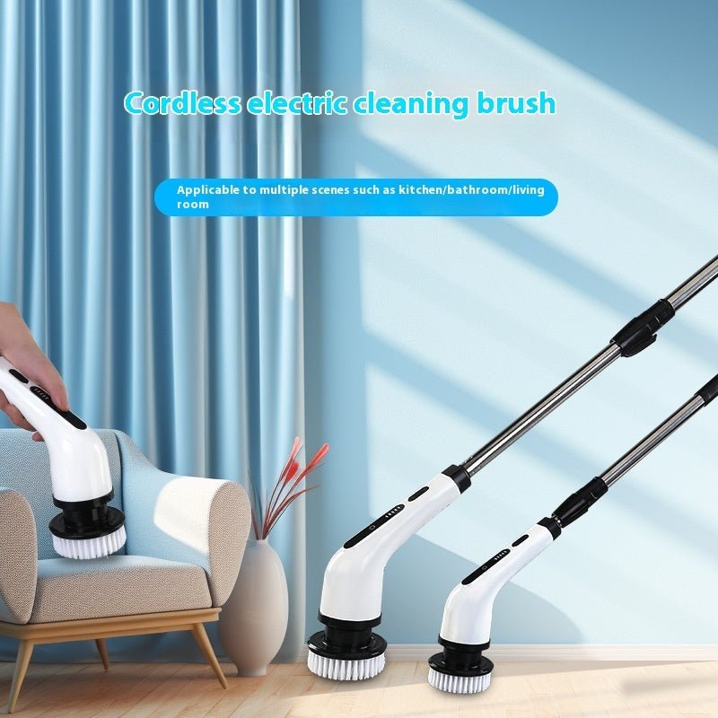 Electric Multifunction Cleaning Brush Scrubbing Brush Charging Waterproof - Essential Rush 