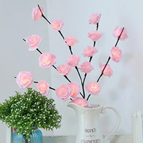 LED Willow Branch Lamp: Elegant Home Decor Accent - Essential Rush 