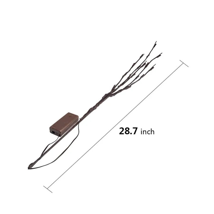 LED Willow Branch Lamp: Elegant Home Decor Accent - Essential Rush 