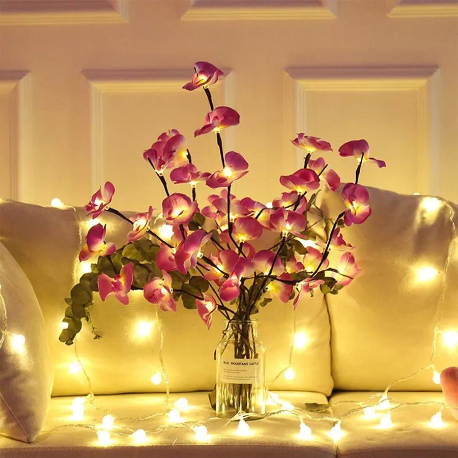LED Willow Branch Lamp: Elegant Home Decor Accent - Essential Rush 