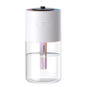 New Projection Starry Sky Top Ambient Light Humidifier Small Portable Anti-Dry Burn Car Home USB Spray Shaking Head - Essential Rush 